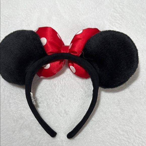 Mini Mouse Polka Dot Bow Ears Headband - Picture 2 of 7